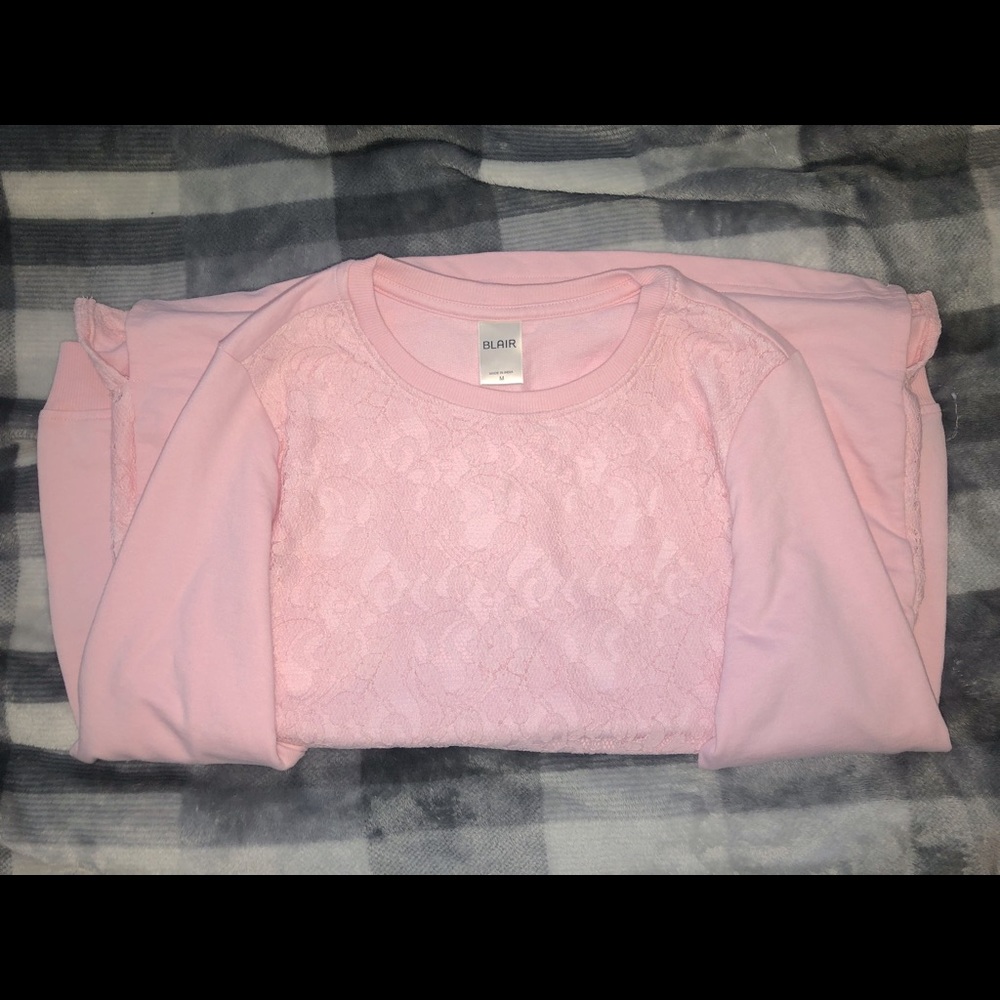 Blair shirt/sweater pink size Medium.
